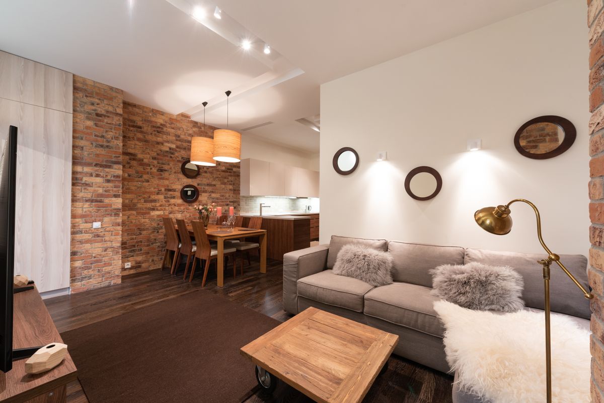 Bright, freshly finished modern home interior